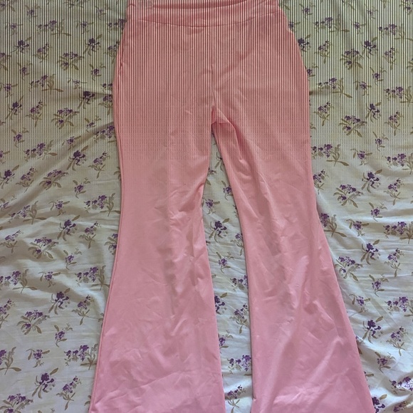 Pink Flared Pants - Picture 4 of 5